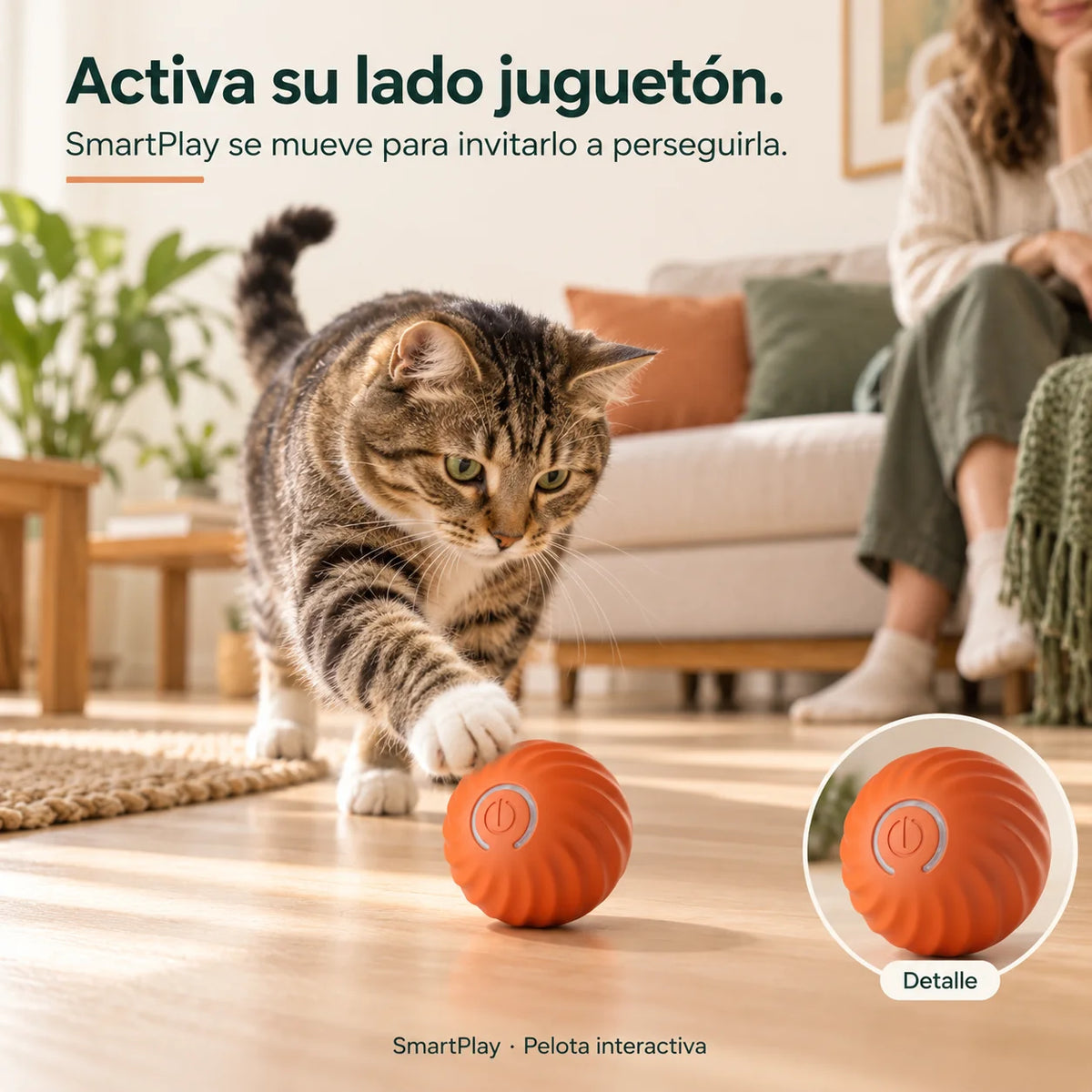 CatPaws SmartPlay - Pelota interactiva para gatos