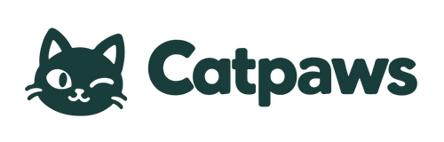 Catpaws — logo oficial pino